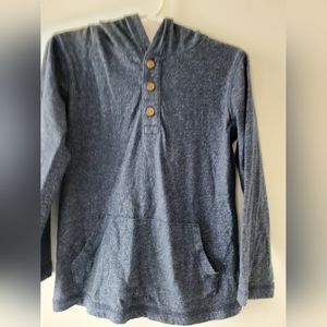 4t‎ Blue Sonoma henley hoodie
